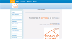 Desktop Screenshot of domicileadore25.com